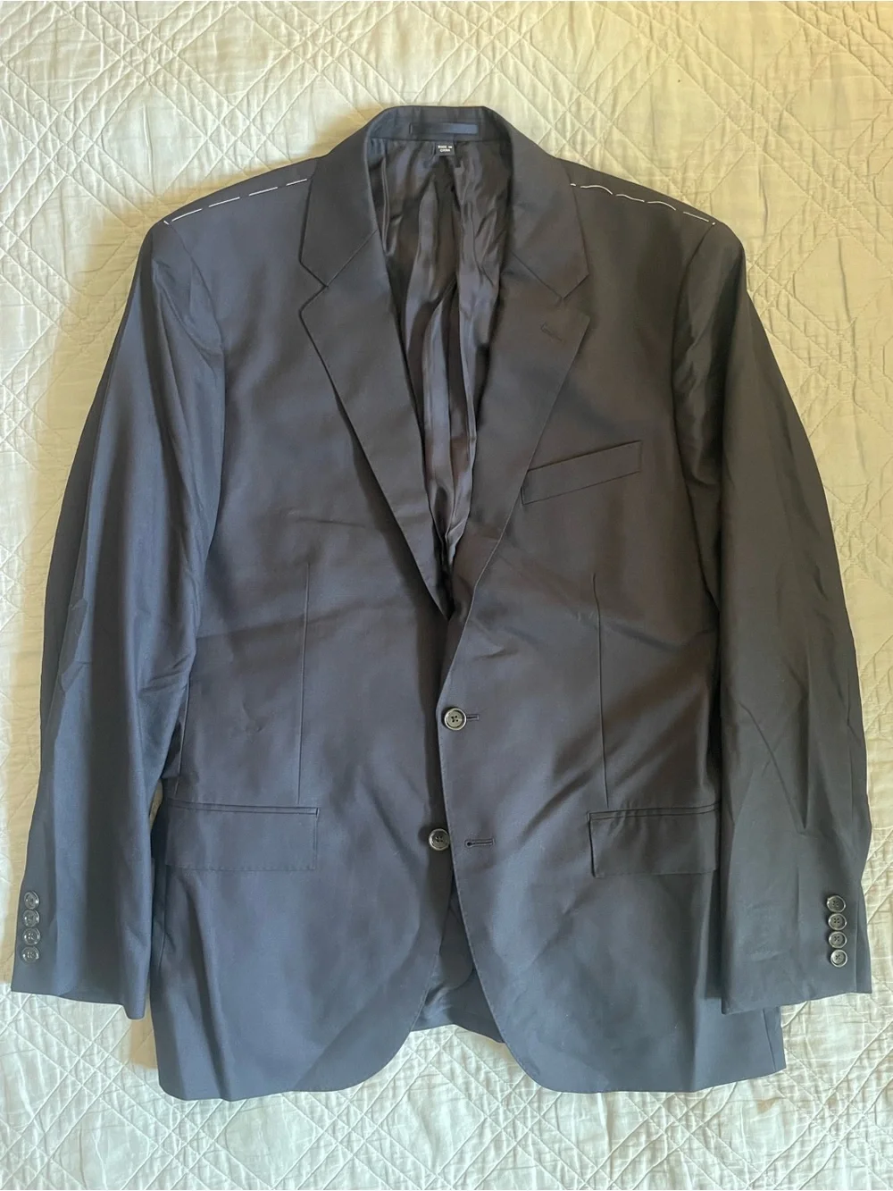 J. CREW Ludlow Slim-fit suit jacket in Italian wool in Navy NWT 42 R $550 28130